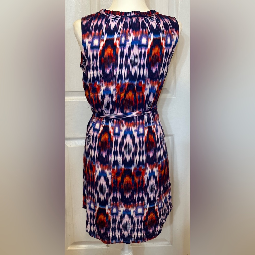 Liz Claiborne Dress purple rust blue petite Small NWT - Picture 7 of 9